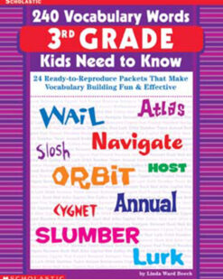 [Sách] 240 Vocabulary Words Kids Need to Know Grade 3rd - Sách giấy gáy xoắn