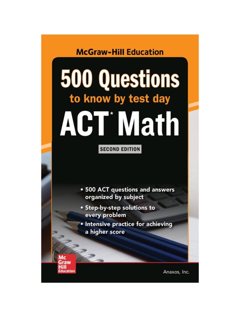 [Sách] 500 ACT Math Questions to Know by Test Day ( 2nd Edition) – Sách ...