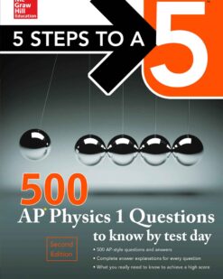 [Sách] 500 AP Physics 1 questions to know by test day by Anaxos Inc – Sách giấy gáy xoắn