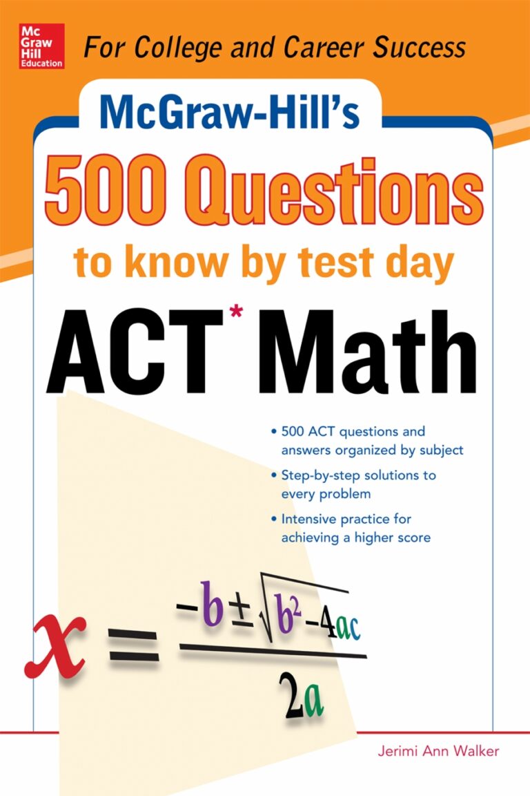 [Sách] 500 Questions to know by test day ACT Math – Sách giấy gáy xoắn ...