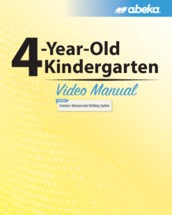 [Sách] Abeka K4 : 4-Year-Old Kindergarten Video Manual - Sách giấy gáy xoắn