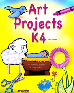 [Sách] Abeka K4 : Art Projects K4 - Abeka Grade K4 3rd Edition Art Series - Sách giấy gáy xoắn