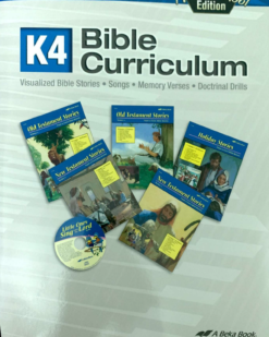 [Sách] Abeka K4 : K4 Bible Curriculum Homeschool Edition Abeka Book - Sách giấy gáy xoắn