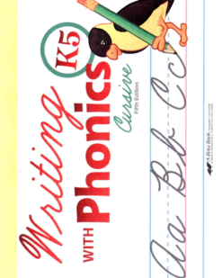 [Sách] Abeka K5 : Writing with Phonics - Abeka K5 - Sách giấy gáy xoắn