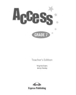 [Sách] Access Grade 7 Teacher's Edition - Sách giấy gáy xoắn