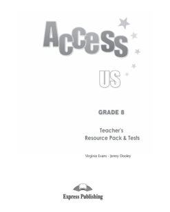 [Sách] Access Grade 8 Teacher's Resource Pack & Tests - Sách giấy gáy xoắn