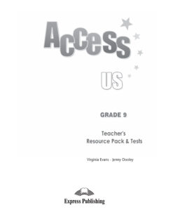 [Sách] Access Grade 9 Teacher's Resource Pack & Tests - Sách giấy gáy xoắn