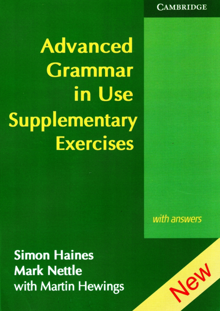 [Sách] Advanced Grammar in Use Supplementary Exercices with Answers ...