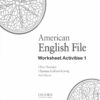 [Sách] American English File 1 Worksheet Activities (1st Edition) – Sách giấy gáy xoắn