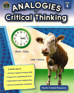 [Sách] Analogies for Critical Thinking Grade 4 - Sách giấy gáy xoắn