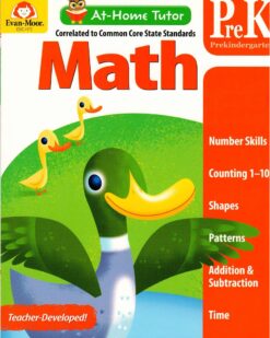 [Sách] At Home Tutor Math Grade PreK – Sách giấy gáy xoắn