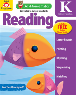 [Sách] At Home Tutor Reading Grade K – Sách giấy gáy xoắn