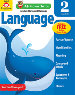 [Sách] At Home Tutor Reading & Language Grade 2 – Sách giấy gáy xoắn