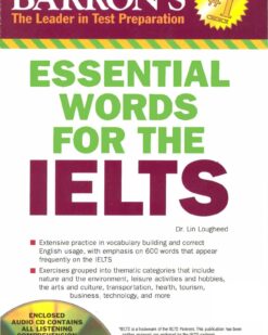 [Sách] Barron's - Essential Words for the IELTS - Sách giấy gáy xoắn