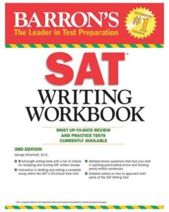[Sách] Barron's SAT Writing Workbook 3rd Edition - Sách giấy gáy xoắn