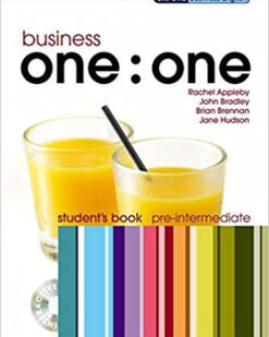 [Sách] Business One:One Pre-Intermediate Student's Book – Sách giấy gáy xoắn