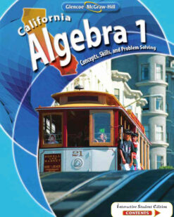 [Sách] California Algebra 1 Concept Skills and Problem Solving ( 897 trang) - Sách giấy gáy xoắn