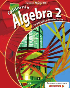 [Sách] California Algebra 2 Concept Skills and Problem Solving ( 1131 trang) - Sách giấy gáy xoắn