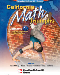 [Sách] California MATH Triumph Volume 4A - Sách giấy gáy xoắn