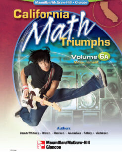 [Sách] California MATH Triumph Volume 6A - Sách giấy gáy xoắn