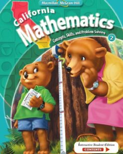 [Sách] California Mathematics Grade 2(Concepts, Skills, And Problem Solving) - Sách giấy gáy xoắn