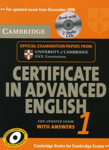[Sách] Cambridge Certificate in Advanced English 1 with answers (2008 ...