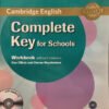 [Sách] Cambridge Complete Key for Schools Workbook without answers- Sách giấy gáy xoắn