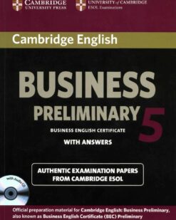 [Sách] Cambridge English Business Preliminary 5 with answers key - Sách giấy gáy xoắn