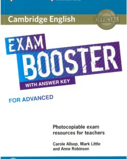 [Sách] Cambridge English Exam Booster 2017 for Advanced with Answer Key - sách giấy gáy xoắn