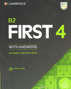 [Sách] Cambridge English First 4 with Answers (2020) - Sách giấy gáy xoắn