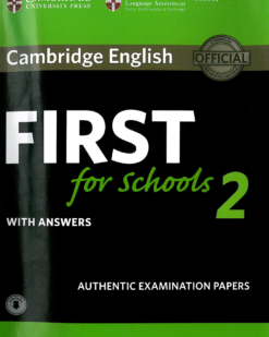 [Sách] Cambridge English First for Schools 2 with answers - Sách giấy gáy xoắn