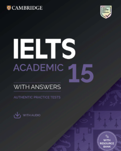 [Sách] Cambridge English IELTS 15 Academic- Sách giấy gáy xoắn