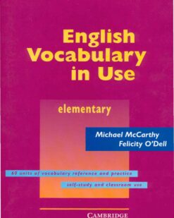 [Sách] Cambridge English Vocabulary in Use Elementary ( 1999) with answers - Sách giấy gáy xoắn