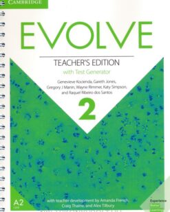 [Sách] Cambridge Evolve LEVEL 2 TEACHER'S EDITION - Sách giấy gáy xoắn