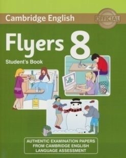 [Sách] Cambridge Flyers 8 ( before 2018) - Sách giấy gáy xoắn