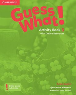 [Sách] Cambridge Guess What! 3 Activity Book (BRITISH ENGLISH) - Sách giấy gáy xoắn