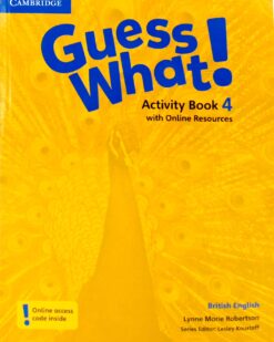 [Sách] Cambridge Guess What! 4 Activity Book (BRITISH ENGLISH) - Sách giấy gáy xoắn