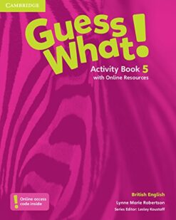 [Sách] Cambridge Guess What! 5 Activity Book (BRITISH ENGLISH) - Sách giấy gáy xoắn