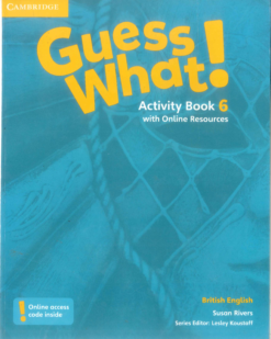 [Sách] Cambridge Guess What! 6 Activity Book (British English) - Sách giấy gáy xoắn