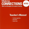 [Sách] Cambridge Making Connections INTRO Teacher's Manual - Sách giấy gáy xoắn