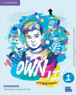 [Sách] Cambridge Own It! level 1 Workbook - Sách giấy gáy xoắn