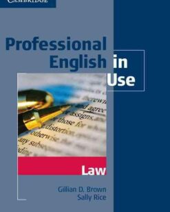 [Sách] Cambridge Professional English in Use Law - Sách giấy gáy xoắn