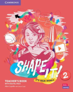 [Sách] Cambridge Shape It! Level 2 Teacher's Book and Project Book (2020) - Sách giấy gáy xoắn