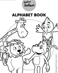 [Sách] Cambridge Super Safari Alphabet Book – Sách giấy gáy xoắn