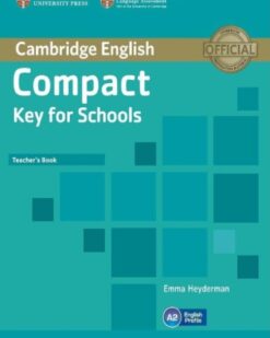 [Sách] Compact Key for Schools Teacher's book (1st Edition 2014) - Sách giấy gáy xoắn