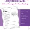 [Sách] Comprehension Skills: 40 Short Passages for Close Reading Grade 1 – Sách giấy gáy xoắn