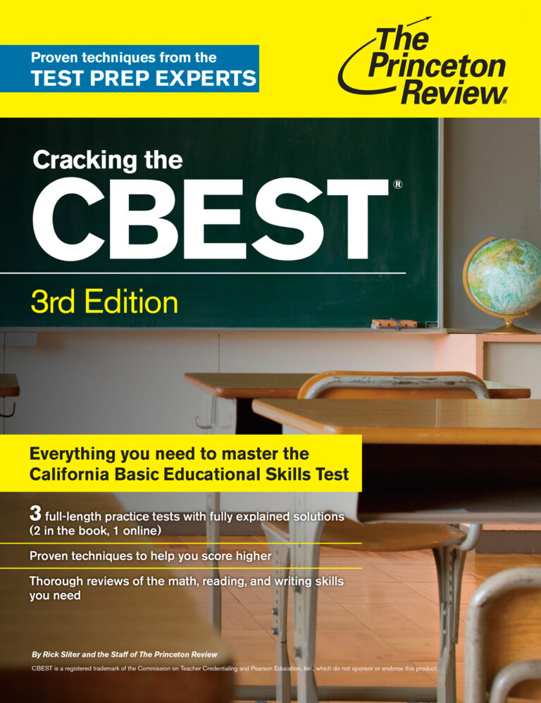 [Sách] Cracking the CBEST 3rd Edition by Sliter, Rick – Sách giấy gáy ...