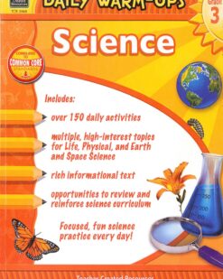 [Sách] Daily Warm-Ups Science Grade 3 ( có đáp án) - Sách giấy gáy xoắn