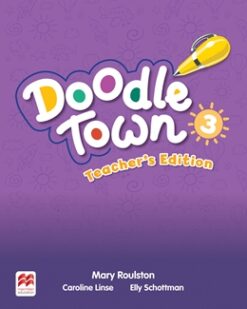 [Sách] Doodle Town Level 3 Teacher's Edition - Macmillan English (1st Edition) - Sách giấy gáy xoắn