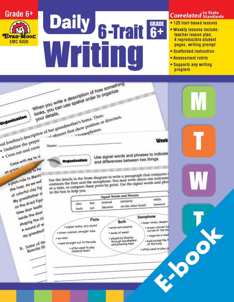 [Sách] Evan-Moor Daily 6-Trait Writing Grade 6+ – Sách giấy gáy xoắn ...